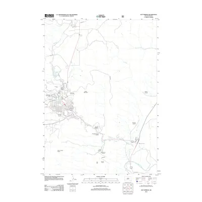 2012 Map of Hot Springs, 2012 Print