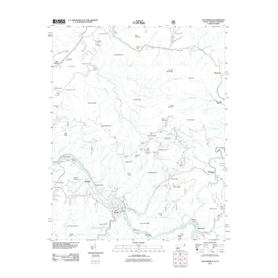 2011 Map of Hot Springs, 2011 Print