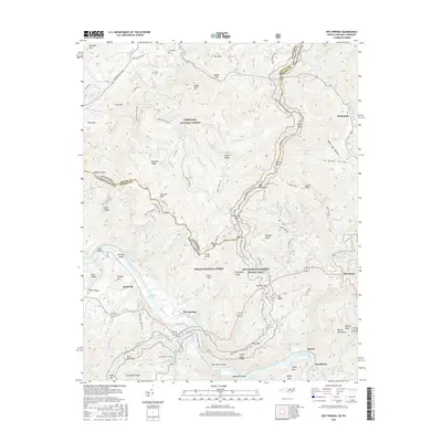 2016 Map of Hot Springs, 2016 Print