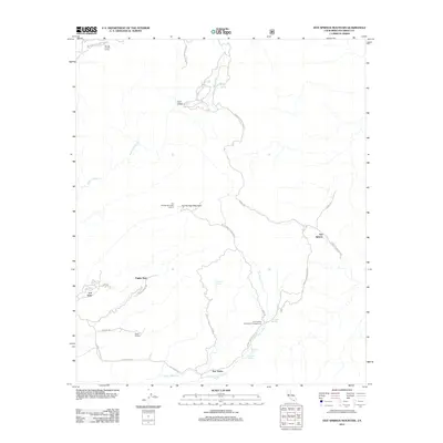 2012 Map of Hot Springs Mountain, 2012 Print