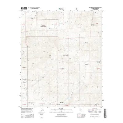 2015 Map of Hot Springs Mountain, 2015 Print