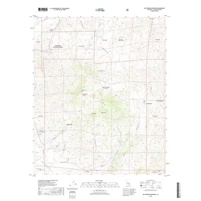 2018 Map of Hot Springs Mountain, 2018 Print