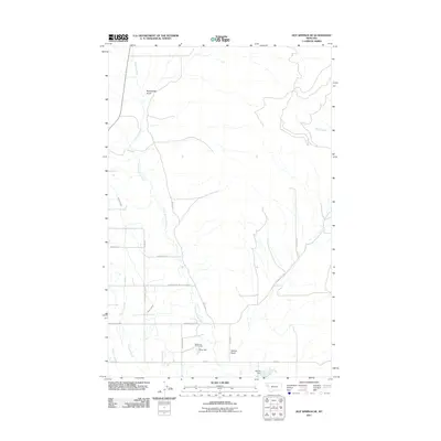 2011 Map of Hot Springs NE, 2011 Print