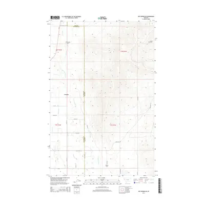 2014 Map of Hot Springs NE, 2014 Print