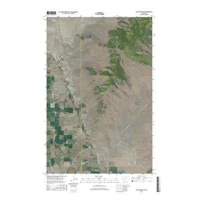 2017 Map of Hot Springs NE, 2017 Print