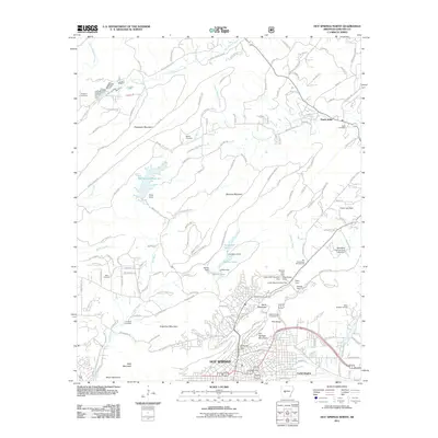 2011 Map of Hot Springs North, 2011 Print