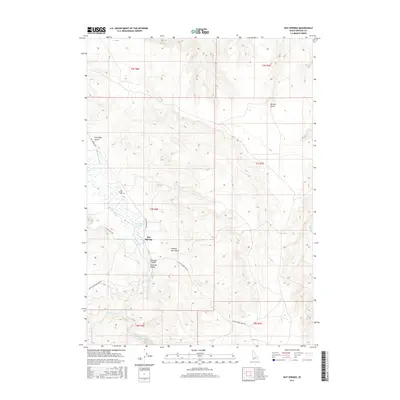 2017 Map of Hot Springs, 2017 Print