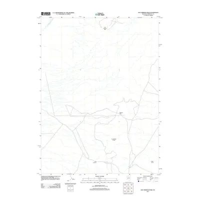 2011 Map of Hot Springs Peak, 2011 Print