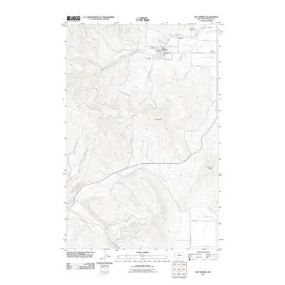 2011 Map of Hot Springs, 2011 Print