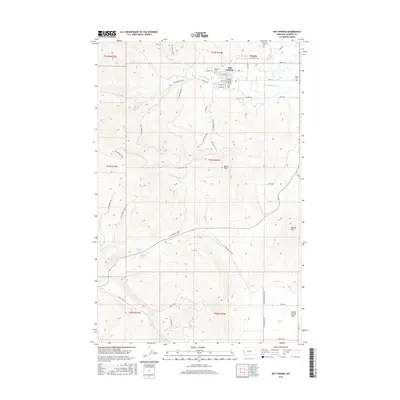 2017 Map of Hot Springs, 2017 Print