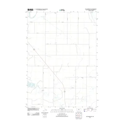 2012 Map of Hot Springs SE, 2012 Print