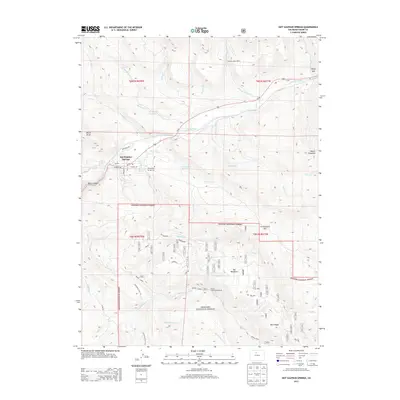 2013 Map of Hot Sulphur Springs, 2013 Print