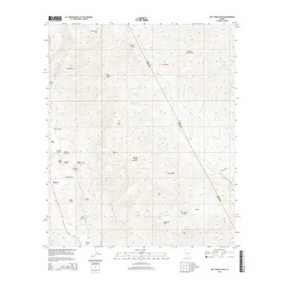 2014 Map of Hot Tamale Peak, 2014 Print