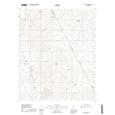 2018 Map of Hot Tamale Peak, 2018 Print