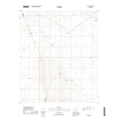2018 Map of Hot Well, 2018 Print