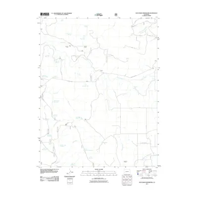 2011 Map of Hotchkiss Reservoir, 2011 Print