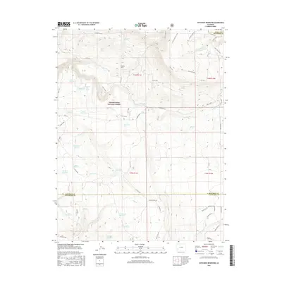 2016 Map of Hotchkiss Reservoir, 2016 Print