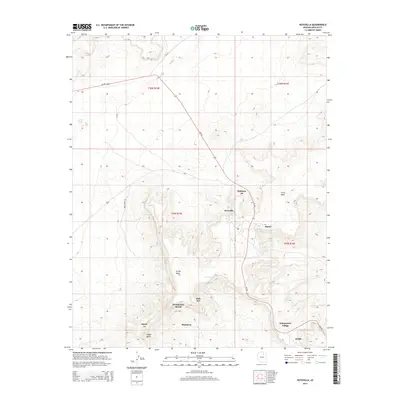 2014 Map of Hotevilla, 2014 Print