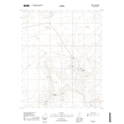 2018 Map of Hotevilla, 2018 Print