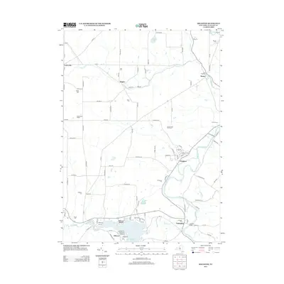 2013 Map of Houghton, 2013 Print