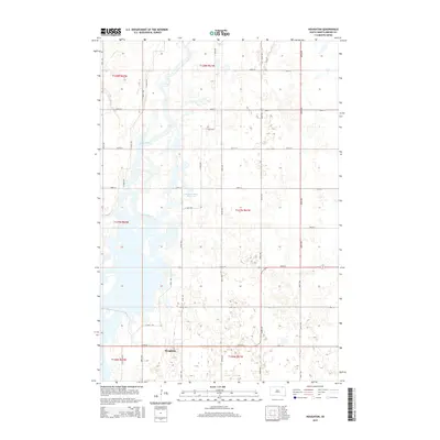 2015 Map of Houghton, 2015 Print