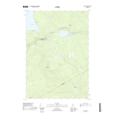 2018 Map of Houghton, 2018 Print