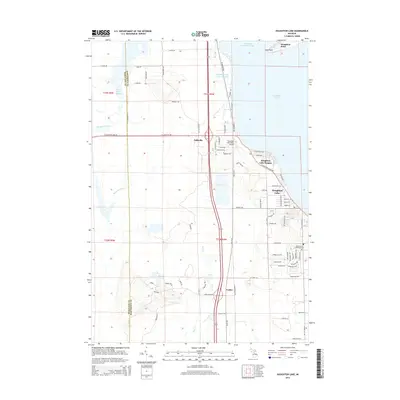 2014 Map of Houghton Lake, 2014 Print