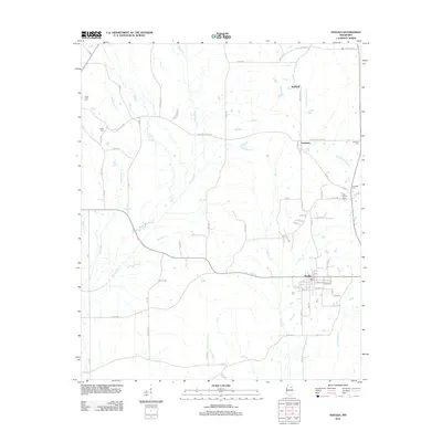 2012 Map of Houlka, 2012 Print