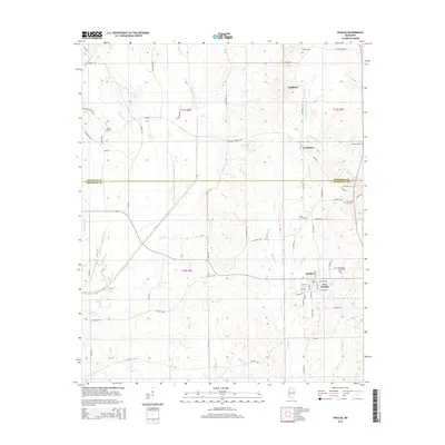 2015 Map of Houlka, 2015 Print