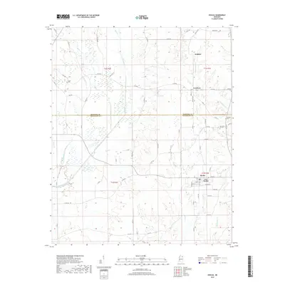 2018 Map of Houlka, 2018 Print