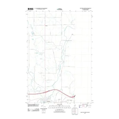 2011 Map of Houlton North, 2011 Print
