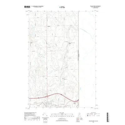 2018 Map of Houlton North, 2018 Print