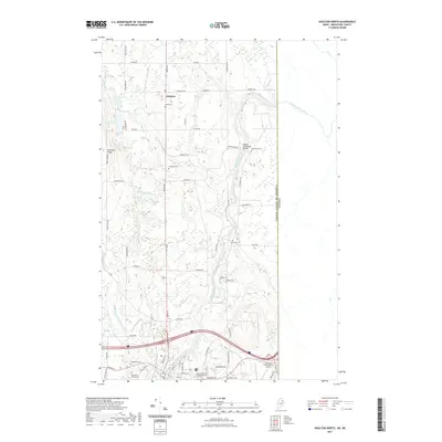 2021 Map of Houlton North, 2021 Print