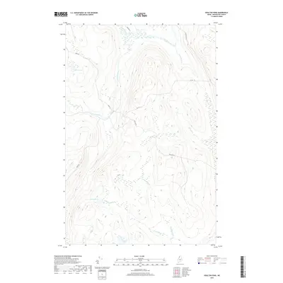 2018 Map of Houlton Pond, 2018 Print