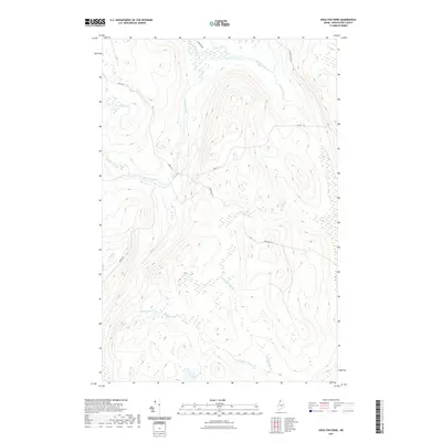2021 Map of Houlton Pond, 2021 Print