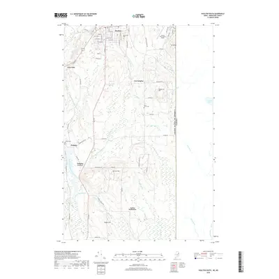 2018 Map of Houlton South, 2018 Print
