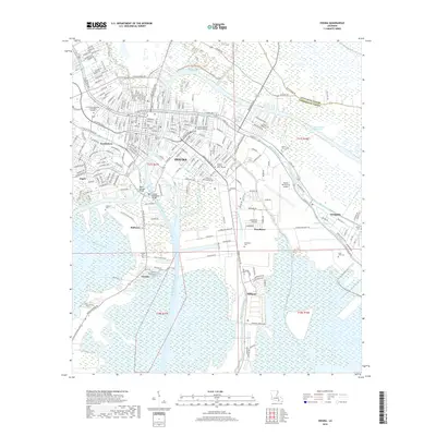 2018 Map of Houma, 2018 Print