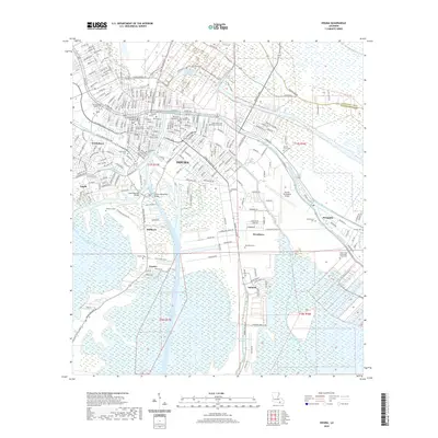 2020 Map of Houma, 2020 Print