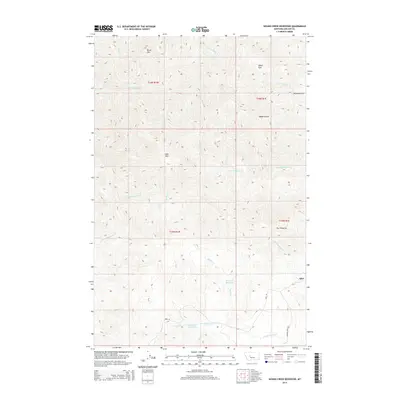 2014 Map of Hound Creek Reservoir, 2014 Print