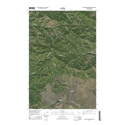 2017 Map of Hound Creek Reservoir, 2017 Print