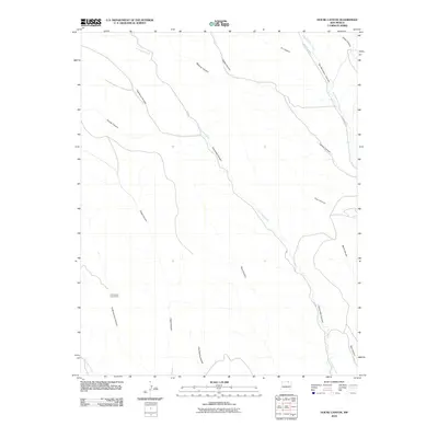 2010 Map of House Canyon, 2010 Print