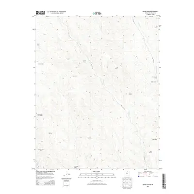 2013 Map of House Canyon, 2013 Print