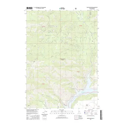 2017 Map of House Mountain, 2017 Print