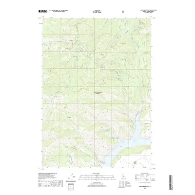 2020 Map of House Mountain, 2020 Print