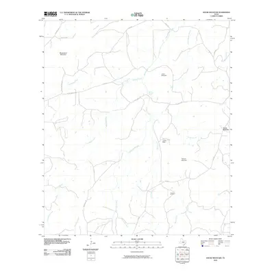 2010 Map of House Mountain, 2010 Print
