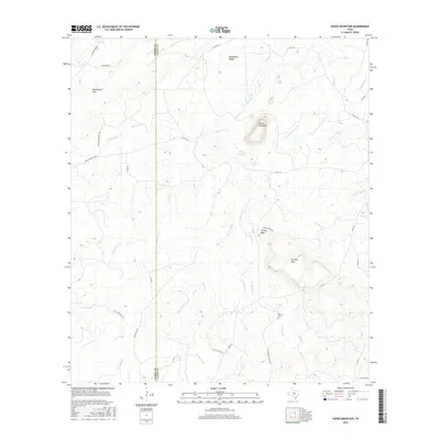 2016 Map of House Mountain, 2016 Print