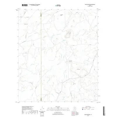 2019 Map of House Mountain, 2019 Print