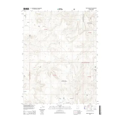 2014 Map of House Park Butte, 2014 Print