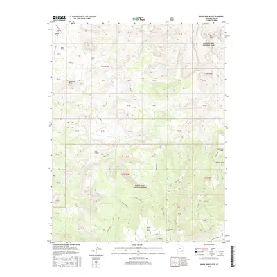 2017 Map of House Park Butte, 2017 Print