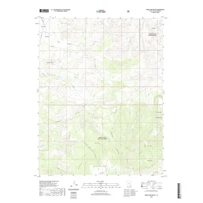 2020 Map of House Park Butte, 2020 Print